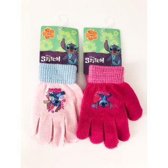 Stitch gyerek kislány kötött ötujjas kesztyű