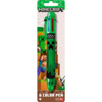 Minecraft children 6 colours pen