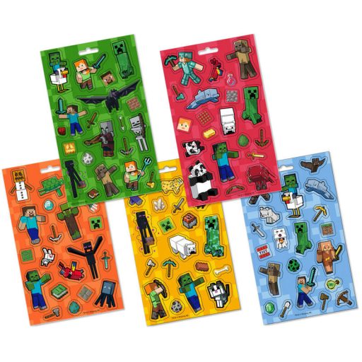 Minecraft children stickers