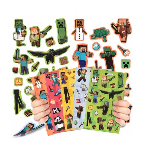 Minecraft gyerek matrica csomag