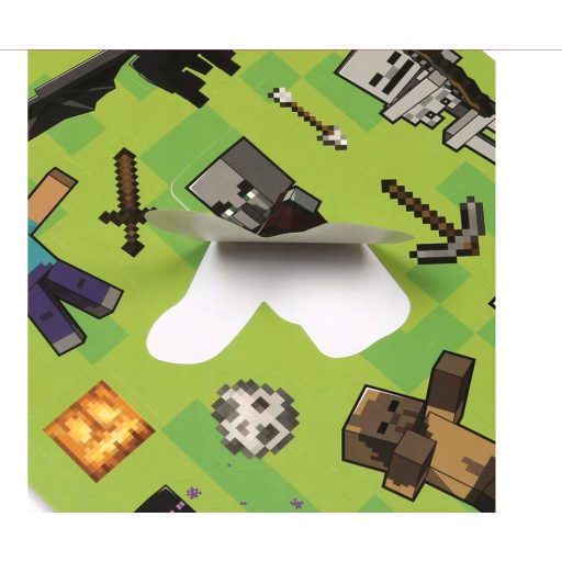 Minecraft gyerek matrica csomag