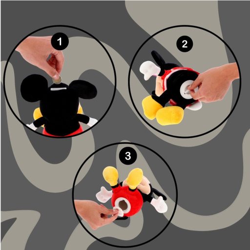 Mickey gyerek játék plüss persely 20 cm 