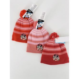 Minnie gyerek lány kötött sapka ponponnal 