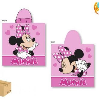 Minnie children girl cotton poncho