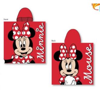 Minnie lány gyerek pamut poncsó