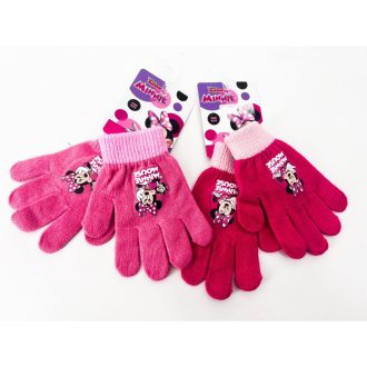 Minnie gyerek lány ötujjas kötött kesztyű