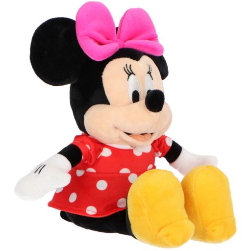 Minnie gyerek plüss játék persely 20 cm (Minnie masnija piros)