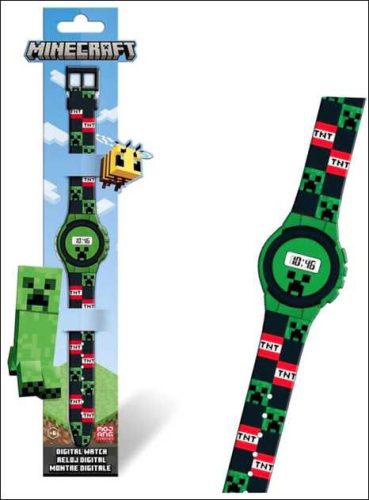 Minecraft gyerek fiú digitális karóra
