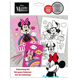 Minnie gyerek színező készlet