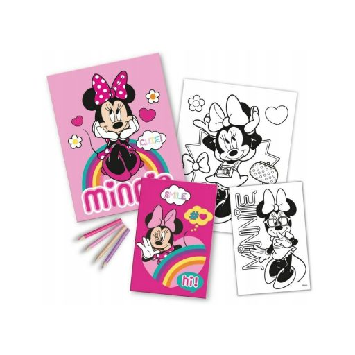Minnie gyerek színező készlet
