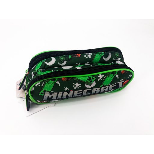 Minecraft gyerek ovális dupla pencil case