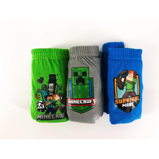 Minecraft gyerek fiú alsóruha 3db/box