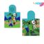 Minecraft children boy cotton poncho