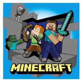 Minecraft gyerek kéz törölköző