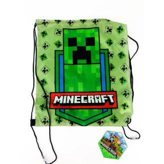 Minecraft children boy shoe bag