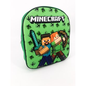 Minecraft gyerek fiú 3D-s táska 