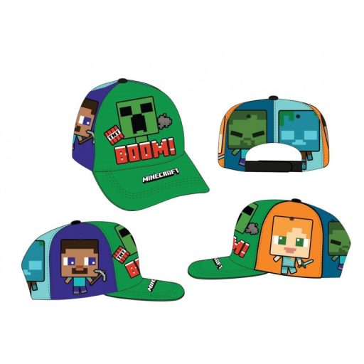 Minecraft gyerek fiú baseball sapka