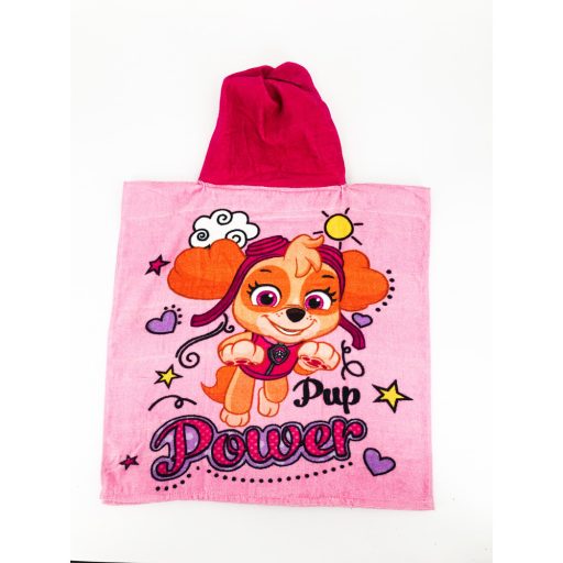 Paw patrol girl cotton poncho