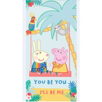 Peppa gyerek fiú törölköző