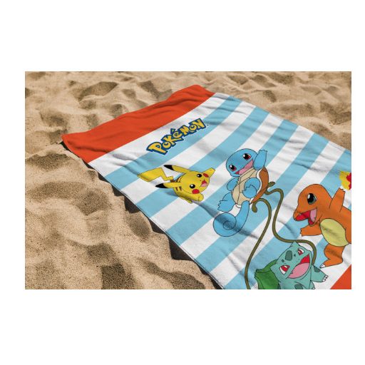 Pokémon gyerek fiú strand törölköző