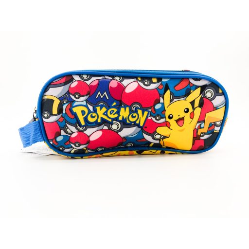 Pokémon gyerek ovális dupla tolltartó