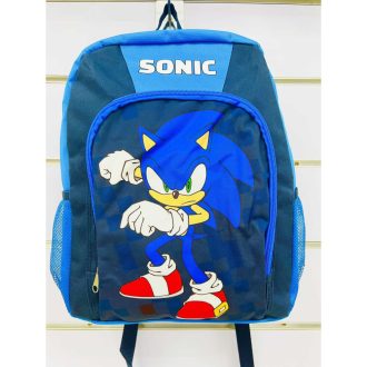 Sonic gyerek fiú iskola hátizsák több rekeszes