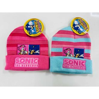 Sonic gyerek lány kötött sapka 