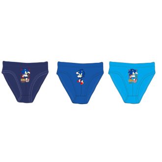 Sonic gyerek fiú alsóruha 3db/csomag