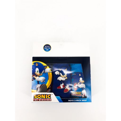 Sonic gyerek fiú alsóruha 3db/csomag