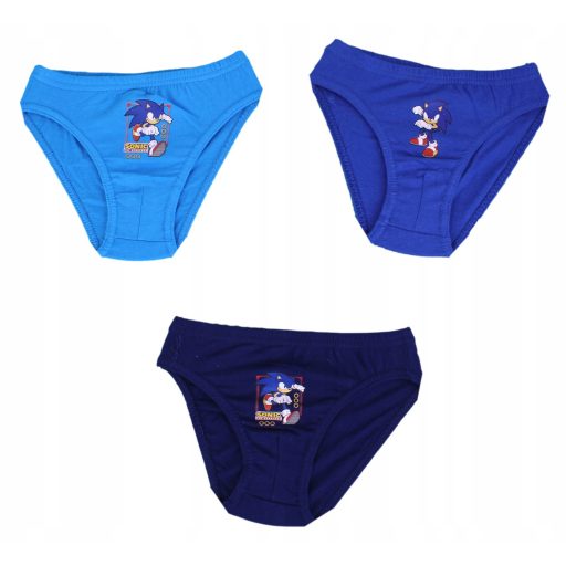 Sonic gyerek fiú alsóruha 3db/csomag