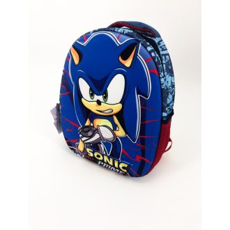 Sonic gyerek fiú 3D-s ovális alakú hátizsák