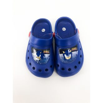 Sonic gyerek fiú klumpa papucs
