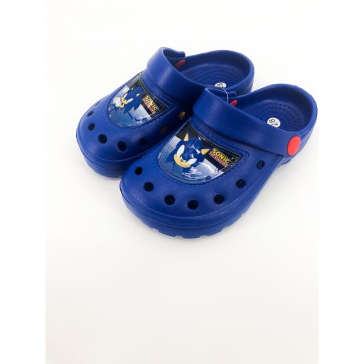 Sonic gyerek fiú klumpa papucs
