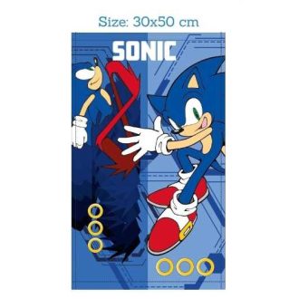 Sonic fiú arc törölköző