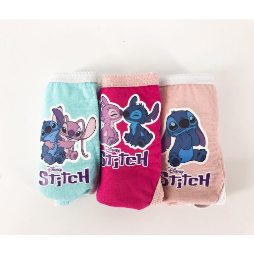 Stitch gyerek kislány alsóruha 3db/box