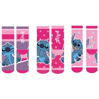 Stitch gyerek kislány zokni 3db