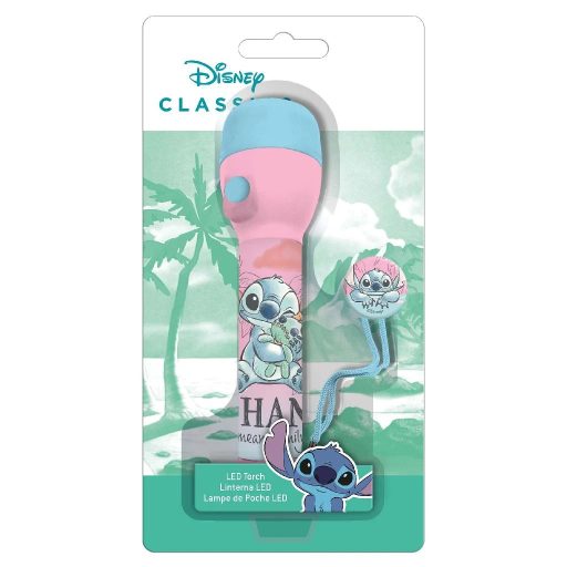 Stitch  gyerek lány LED-es elemlámpa