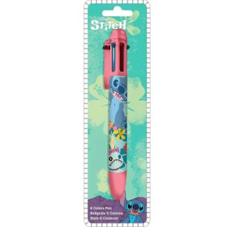 Stitch gyerek 6 színű színes toll