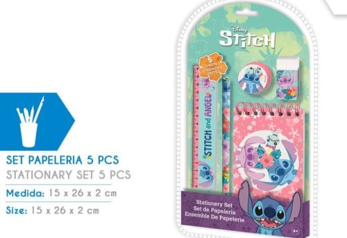 Stitch gyerek írószer szett 5 db-os