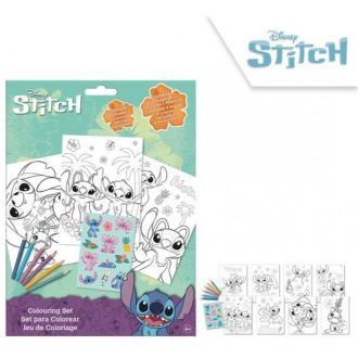 Stitch gyerek színező csomag matricával
