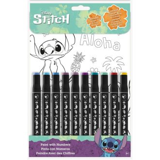 Stitch gyerek kislány színező filctollal