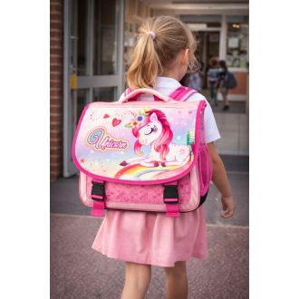 Unikornis gyerek lány vintage iskola táska