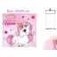 Unicorn girl hand towel 