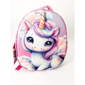 Unicornis  gyerek kislány 3D-s ovális hátizsák