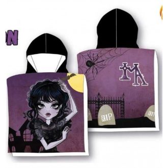 Wednesday girl cotton poncho