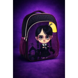 Wednesday gyerek kislány iskola hátizsák több rekeszes