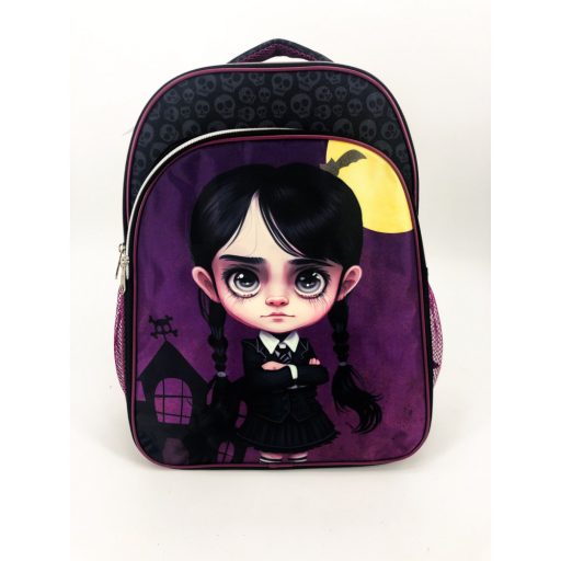 Wednesday gyerek kislány iskola hátizsák több rekeszes
